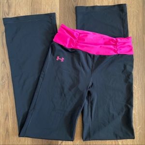 Under Armour Heat Gear Black Yoga Pants Medium